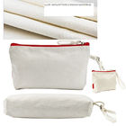 Weiße Baumwollgroße Reise-Kosmetiktaschen, welche die kosmetischen Kästen kundenspezifisch hängen