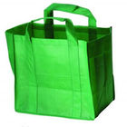 Kundengebundene Grün-nicht gesponnene Einkaufstüten mit Siebdruck Drucklogo