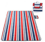 Tragbare Picknick-Matten-Freizeit-im Freien populäres Mode-Decken-Schwarz-Blau