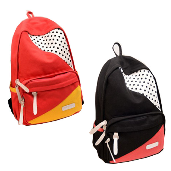 Moderner großer dauerhafter Rucksack für hohe Schüler, rot/Schwarzes/Gelb