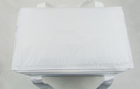 600D Polyester 24 kann Isolierpicknick-Tasche, fördernde Mittagessen-Taschen-Weiß-Farbe