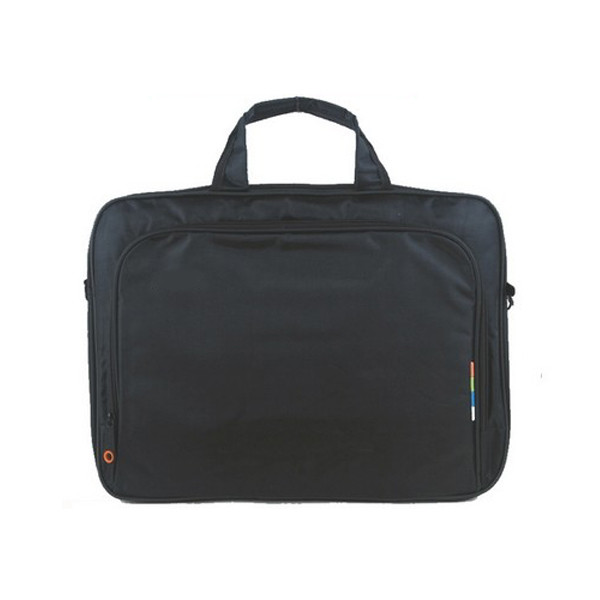 Schwarze Nylonbürocomputer-Tasche, der Laptop-Aktenkoffer der Männer 16 Zoll Computer-Tasche Soem
