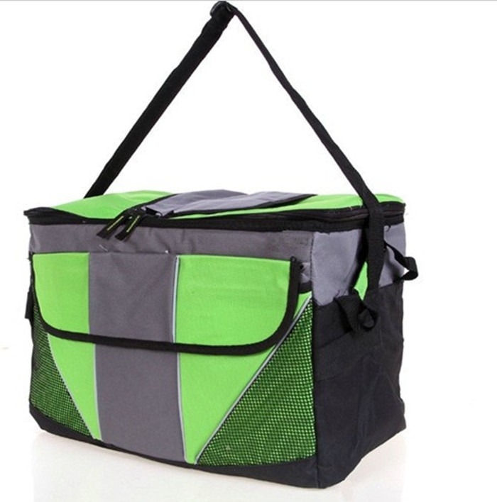 Isoliermittagessen-Taschen im Freien für Erwachsene, grüne Kühltasche besonders angefertigt