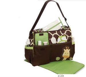 Kundenspezifische populäre Designer-Baby-Wickeltasche-kleine Windel-ändernde Tasche mit Logo gedruckt