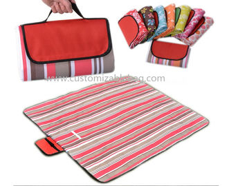 Rote Streifen außerhalb faltbarer wasserdichter Picknickmatte Decke für das Kampieren/Reise/förderndes